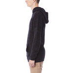 Phillips Hooded Sweater // Heather Black (XL)