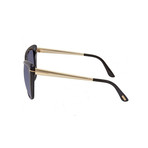 Tom Ford // Unisex Reveka Cat Eye Sunglasses // Black