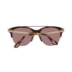 Tom Ford // Unisex Adrenne Aviator Sunglasses // Havana Brown Tortoise