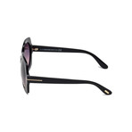 Tom Ford // Unisex Sofia Round Sunglasses // Black