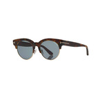 Tom Ford // Unisex Henri Circular Sunglasses // Brown