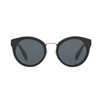 Prada // Unisex Circular Frame Sunglasses // Black