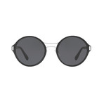 Prada // Unisex Round Frame Sunglasses // Black