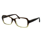 Women's Rectangle Glasses // Dark Brown