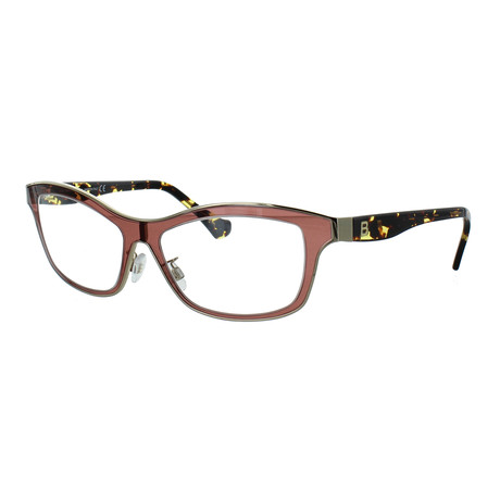 Women's Rectangle Glasses // Pink