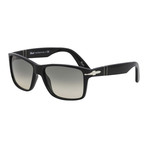 3195S Sunglasses // Black + Gray Gradient