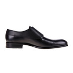 CS0221 // Monk Strap Shoe // Black (Euro: 45)