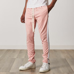 Slim Skinny Track Pants // Pink (L)