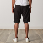 French Terry Shorts // Black + White (L)