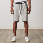 French Terry Shorts // Gray + Black + White (S)
