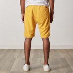 French Terry Shorts // Yellow + Black + White (L)