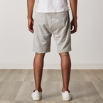 French Terry Shorts // Gray + Black + White (S)