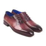 Hand-Painted Classic Brogues // Burgundy (Euro: 42)