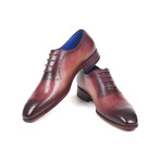 Hand-Painted Classic Brogues // Burgundy (Euro: 40)