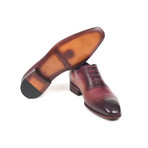 Hand-Painted Classic Brogues // Burgundy (Euro: 45)