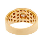 Estate 18k Yellow Gold Vintage Diamond Ring // Ring Size: 6.75