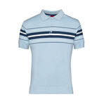 Tanner Knit Polo // Sky Blue (M)