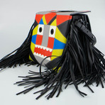 Women's Passage Tribalou Leather Crossbody Bag // Multi-Color
