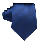 Viel Handmade Tie // Navy Stripe