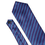 Drury Handmade Tie // Blue + Red