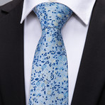 Clovis Handmade Tie // Light Blue Floral