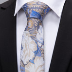 Van Gogh Handmade Silk Tie // Blue + White