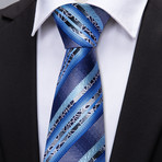 Regis Handmade Tie // Navy Stripe