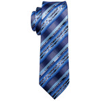 Regis Handmade Tie // Navy Stripe