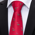 Duvall Handmade Tie // Red
