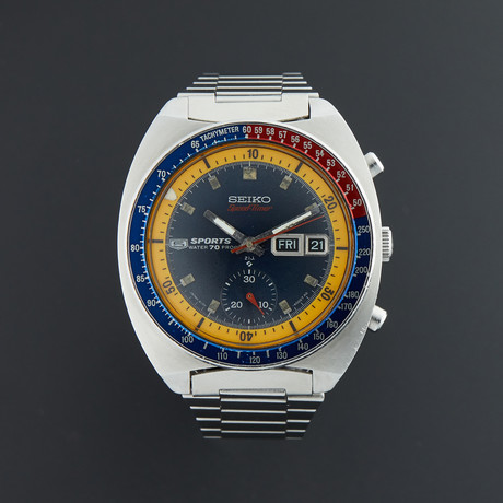 Seiko Vintage 1969 William Colonel Pogue Speed-Time Sports Chronograph Automatic // 6139-8029 // Pre-Owned