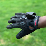 Guardian Gloves // Gloves with Light Mount + P3X Light // Black (L)
