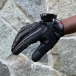 Guardian Gloves // Gloves with Light Mount + P3X Light // Black (XS)