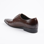 Cap Toe Derby Shoes // Brown (US: 11)