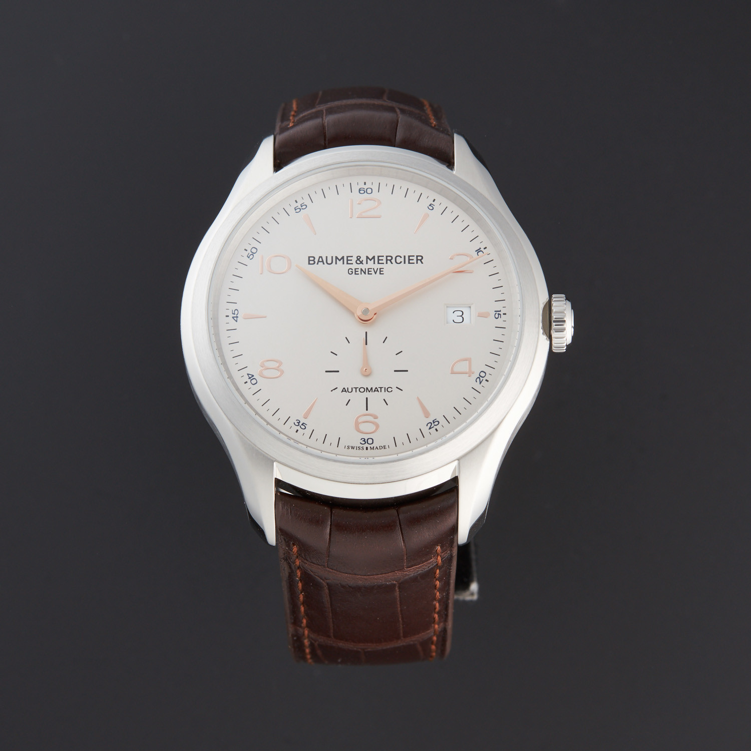 Baume u0026 Mercier Clifton Small Seconds Automatic // MOA10054 // New -  Impressive Timepieces - Touch of Modern