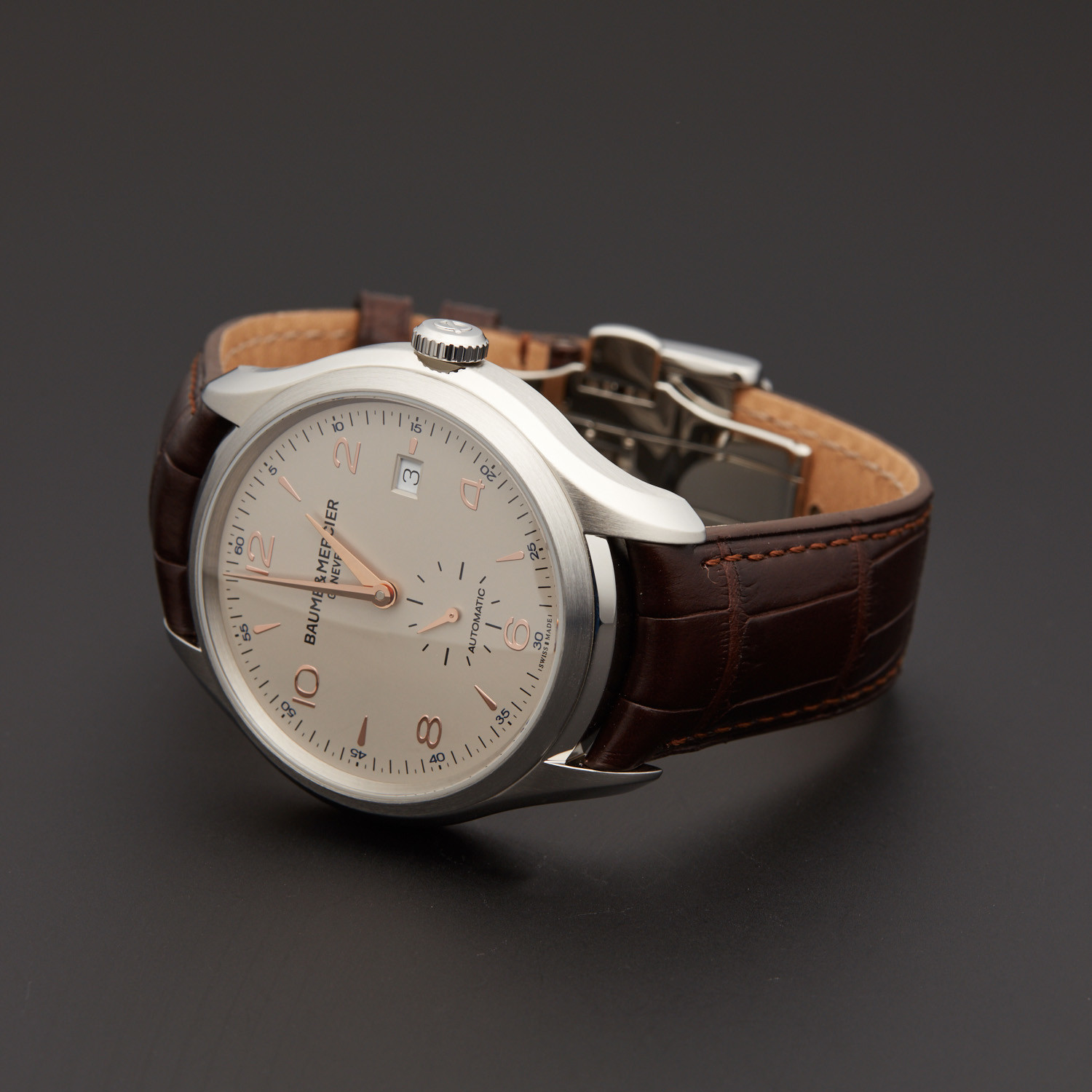 Baume u0026 Mercier Clifton Small Seconds Automatic // MOA10054 // New -  Impressive Timepieces - Touch of Modern