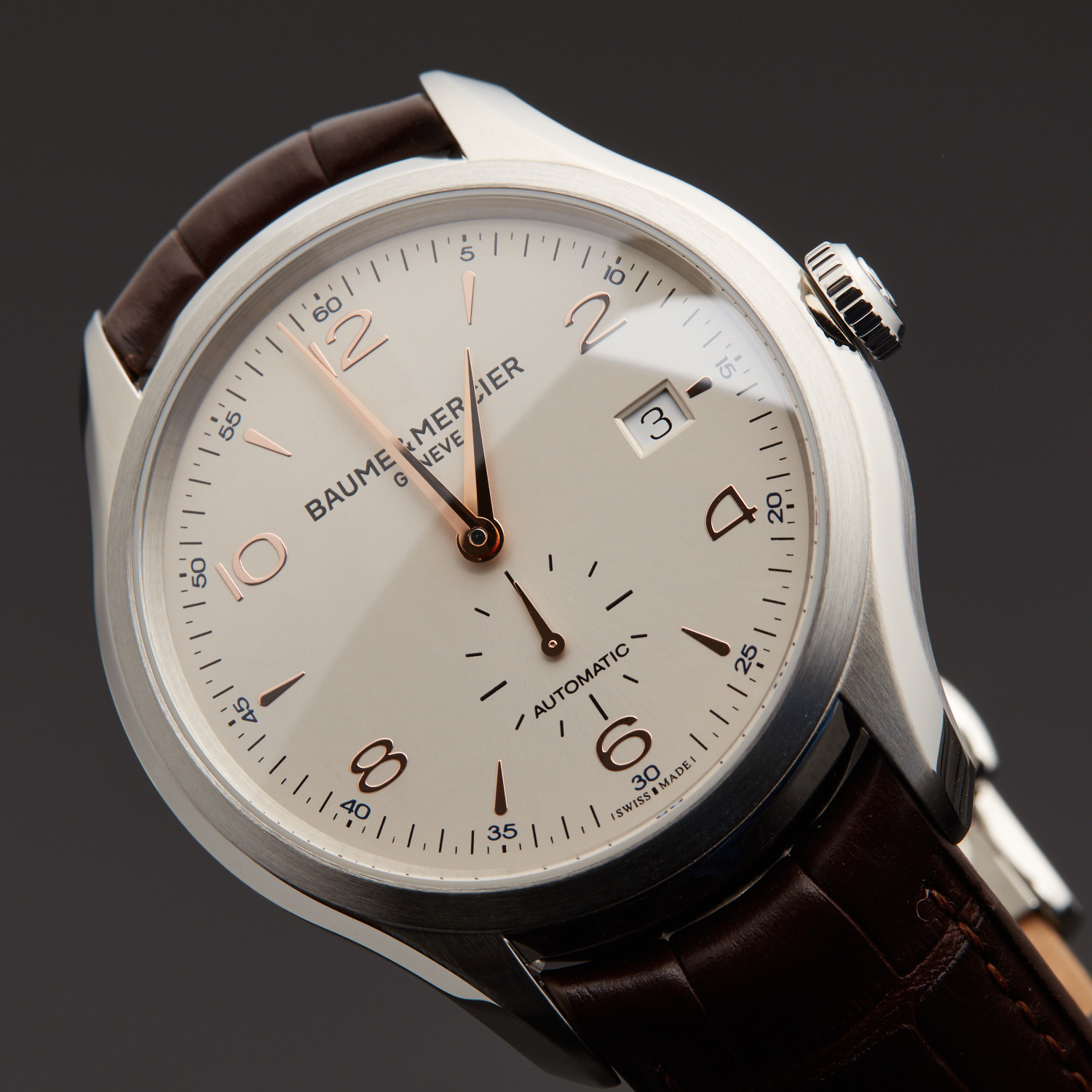 Baume u0026 Mercier Clifton Small Seconds Automatic // MOA10054 // New -  Impressive Timepieces - Touch of Modern