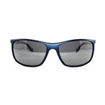 Men's 707PS Polarized Sunglasses // Blue + Matte Palladium