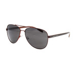 Men's 0761-S Polarized Sunglasses // Matte Brown