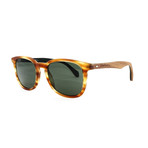 Men's 843S Sunglasses // Honey Brown + Green