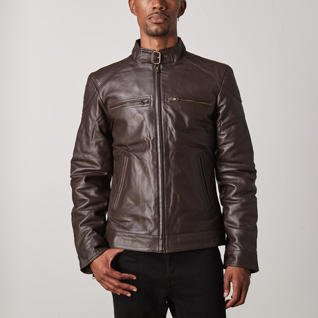 Base Burner Leather Jacket // Burgundy (M) - Lecorium PERMANENT STORE ...