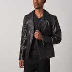 Bonanza Leather Jacket // Black (XL)