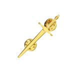 Sword Lapel Pin // Gold