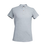 Basic Melange Polo Shirt // Gray Melange (L)