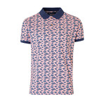 Smart-Fit Polo Shirt + Paisley Print // Pink (S)