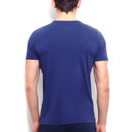 Basic T-Shirt + Pocket // Navy Blue (XL)