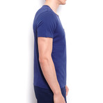 Basic T-Shirt + Pocket // Navy Blue (L)