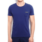 Basic T-Shirt + Pocket // Navy Blue (L)