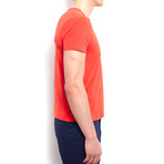 Basic T-Shirt + Pocket // Orange (S)