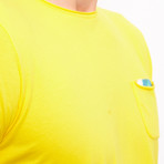 Basic T-Shirt + Pocket // Yellow (L)