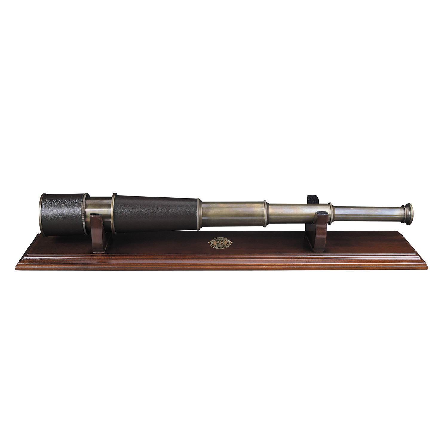 Bronze Spyglass Stand Authentic Models Touch Of Modern